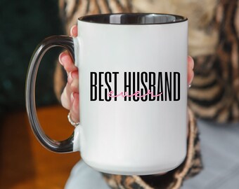 El mejor marido del mundo, taza para marido, regalo divertido para marido, taza de café, taza de aniversario, regalo para marido, regalo de San Valentín