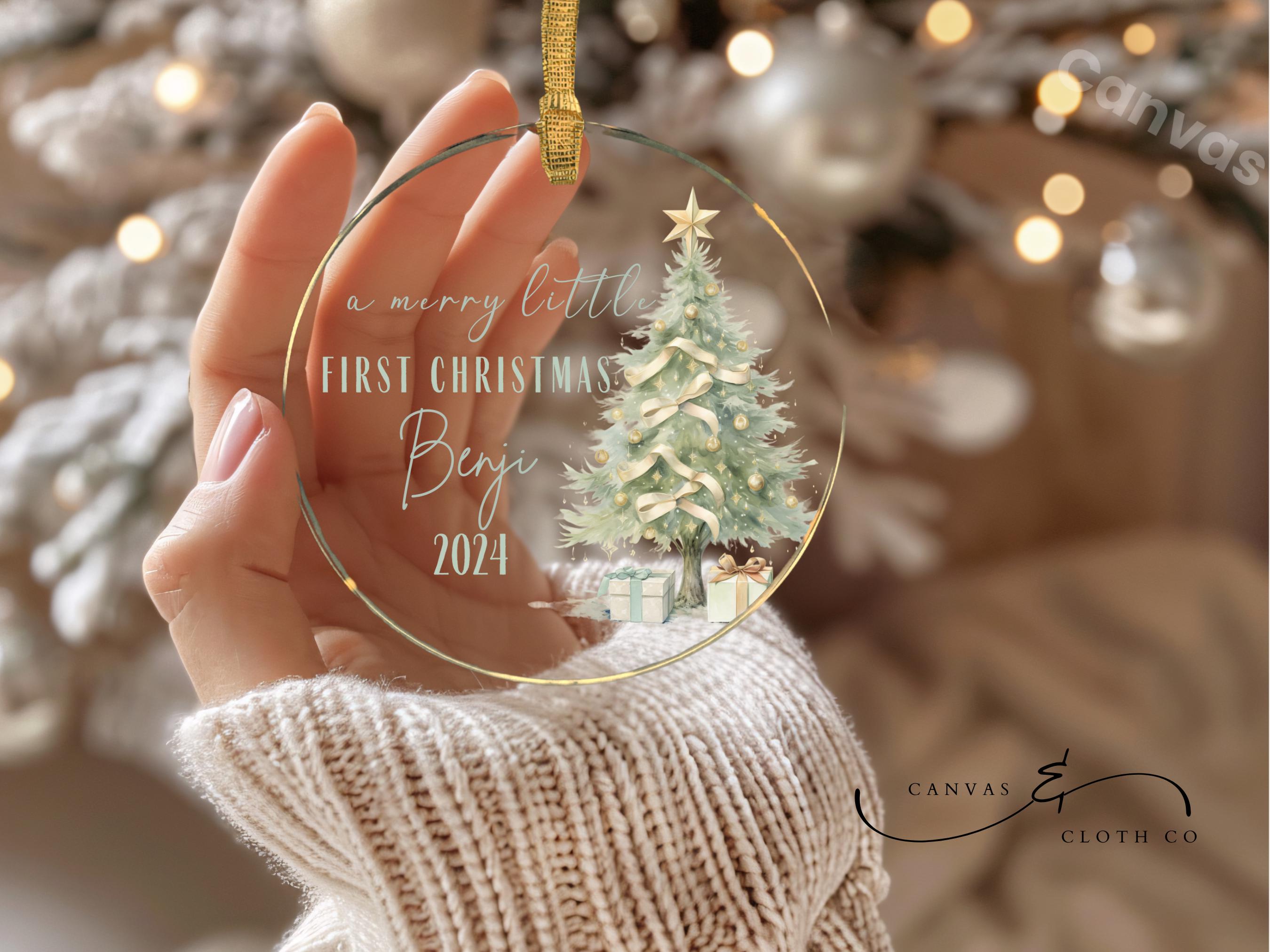 Babys First Christmas オーナメント 2024 男の子、ベビー ファースト