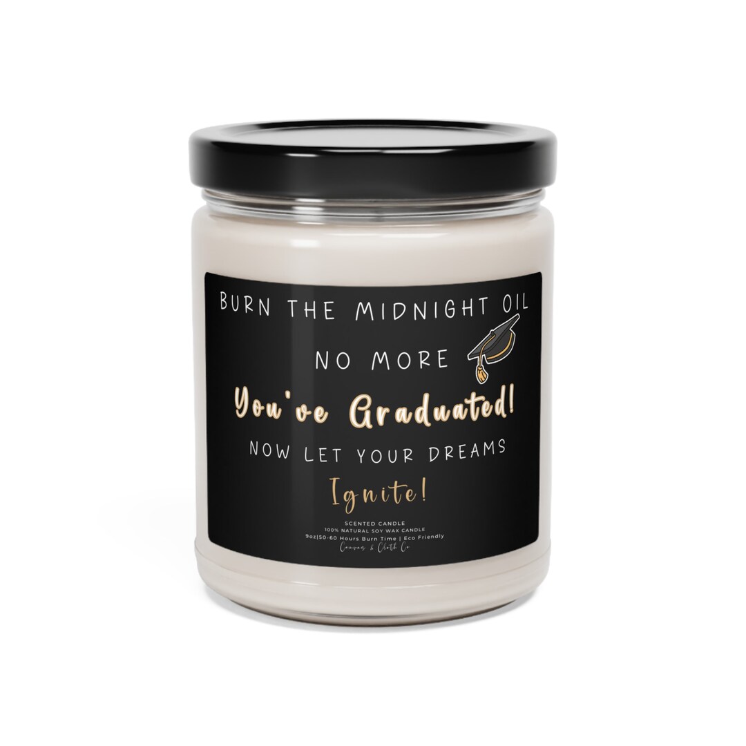 Bachelors Graduation Candle, Nursing School Grad, Masters Graduation ...