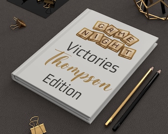 Personalized Game Night Score Book: Custom Family Keepsake Journal