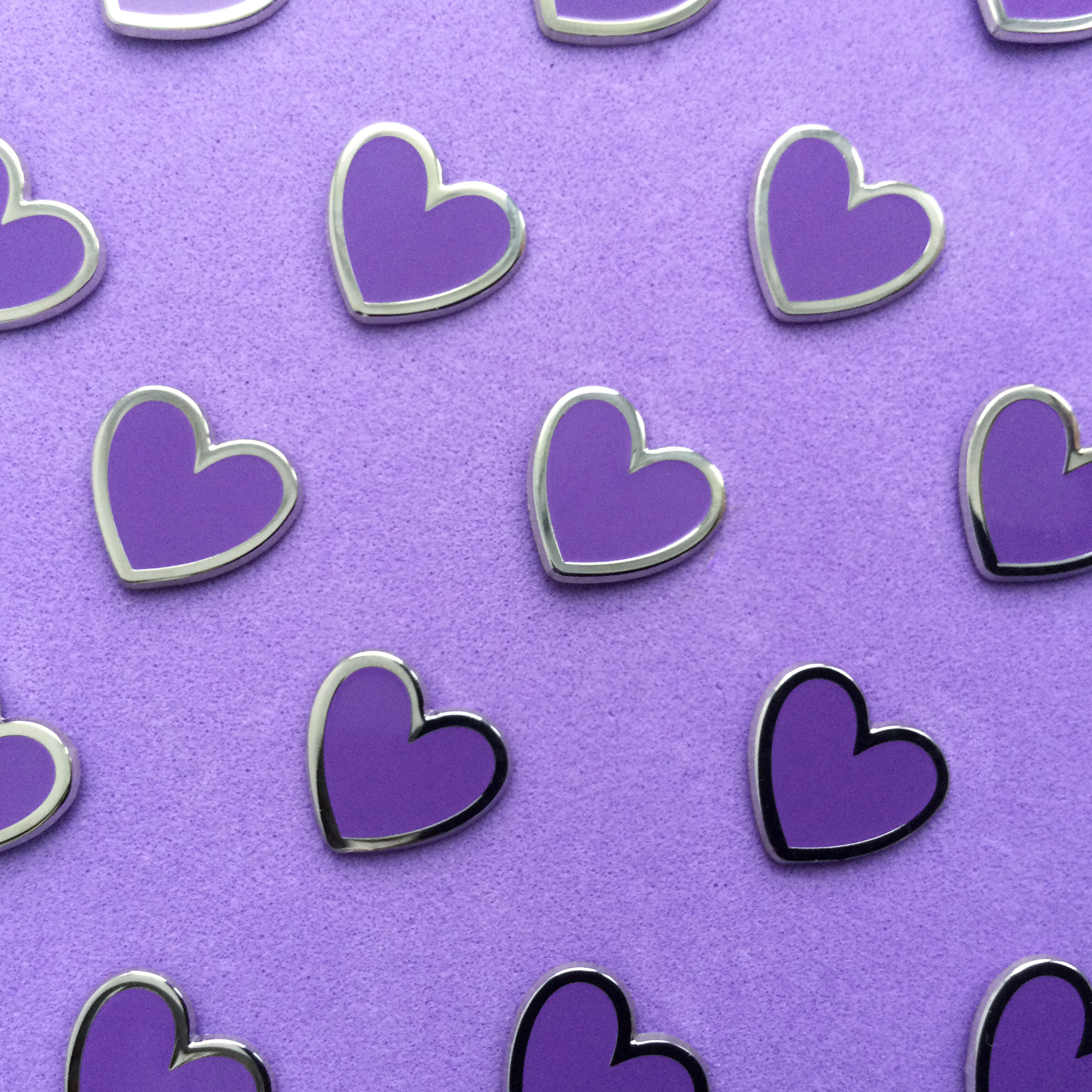 ARMY Heart Pin | BTS Mini Purple Heart Enamel Pin - Etsy