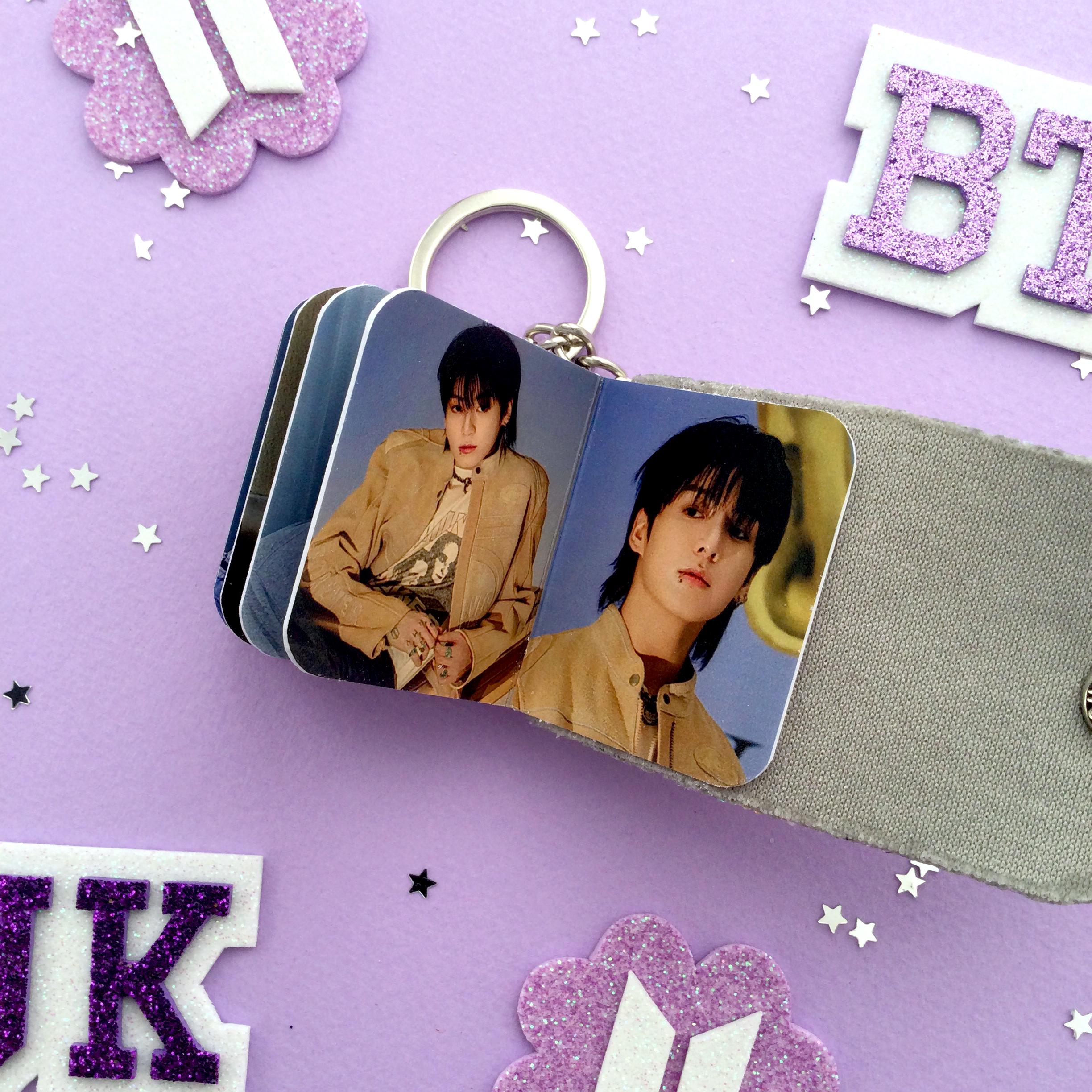 BTS JK Golden Mini Photobook Keychain | Bangtan Jungkook Mini
