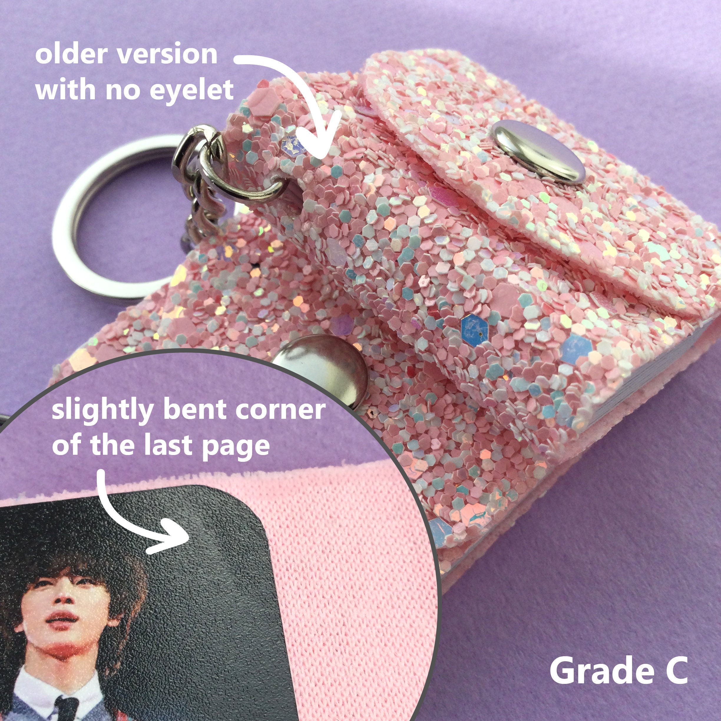 BTS Jin Mini Photobook Keychain Bangtan Worldwide Handsome Mini Photo ...