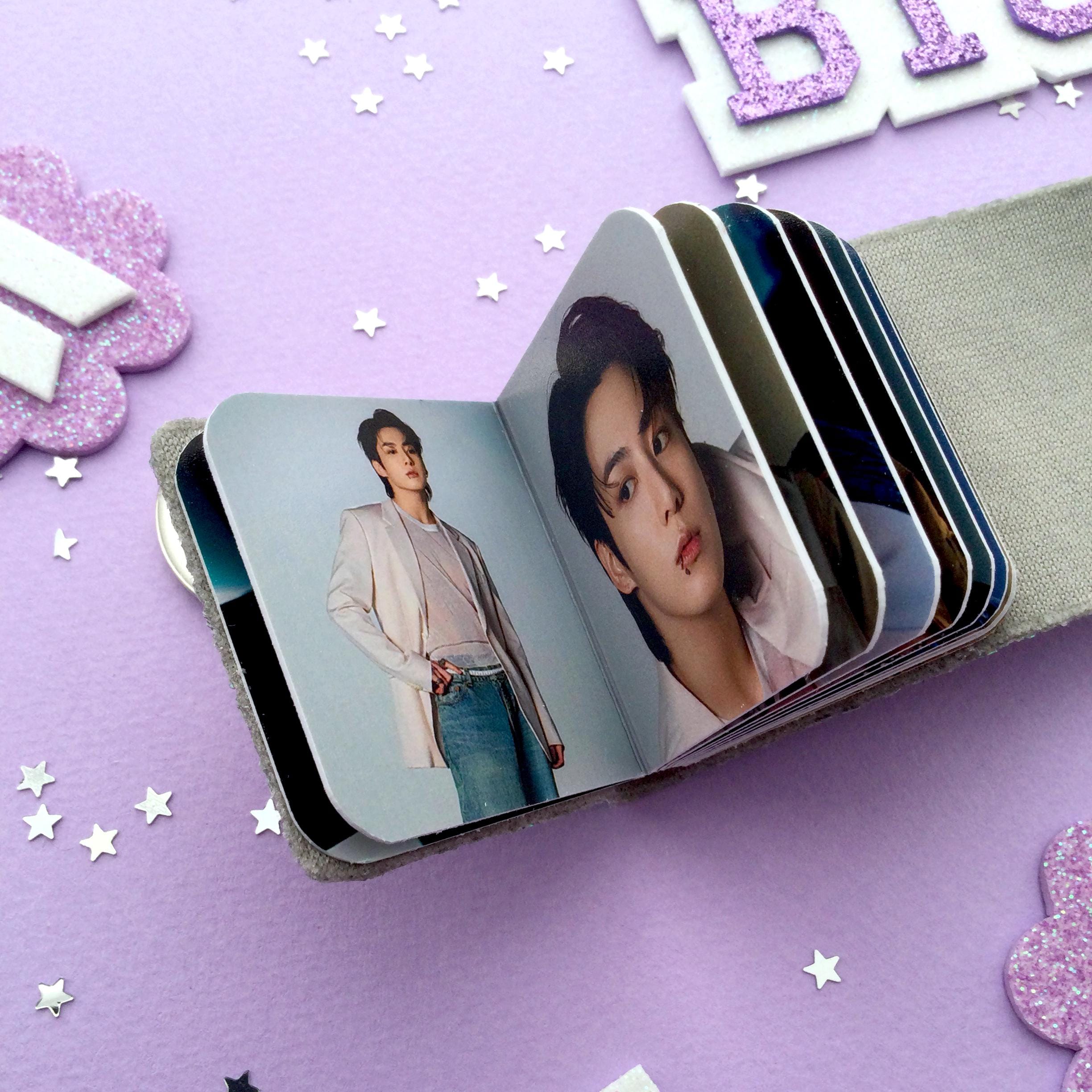 BTS JK Golden Mini Photobook Keychain | Bangtan Jungkook Mini