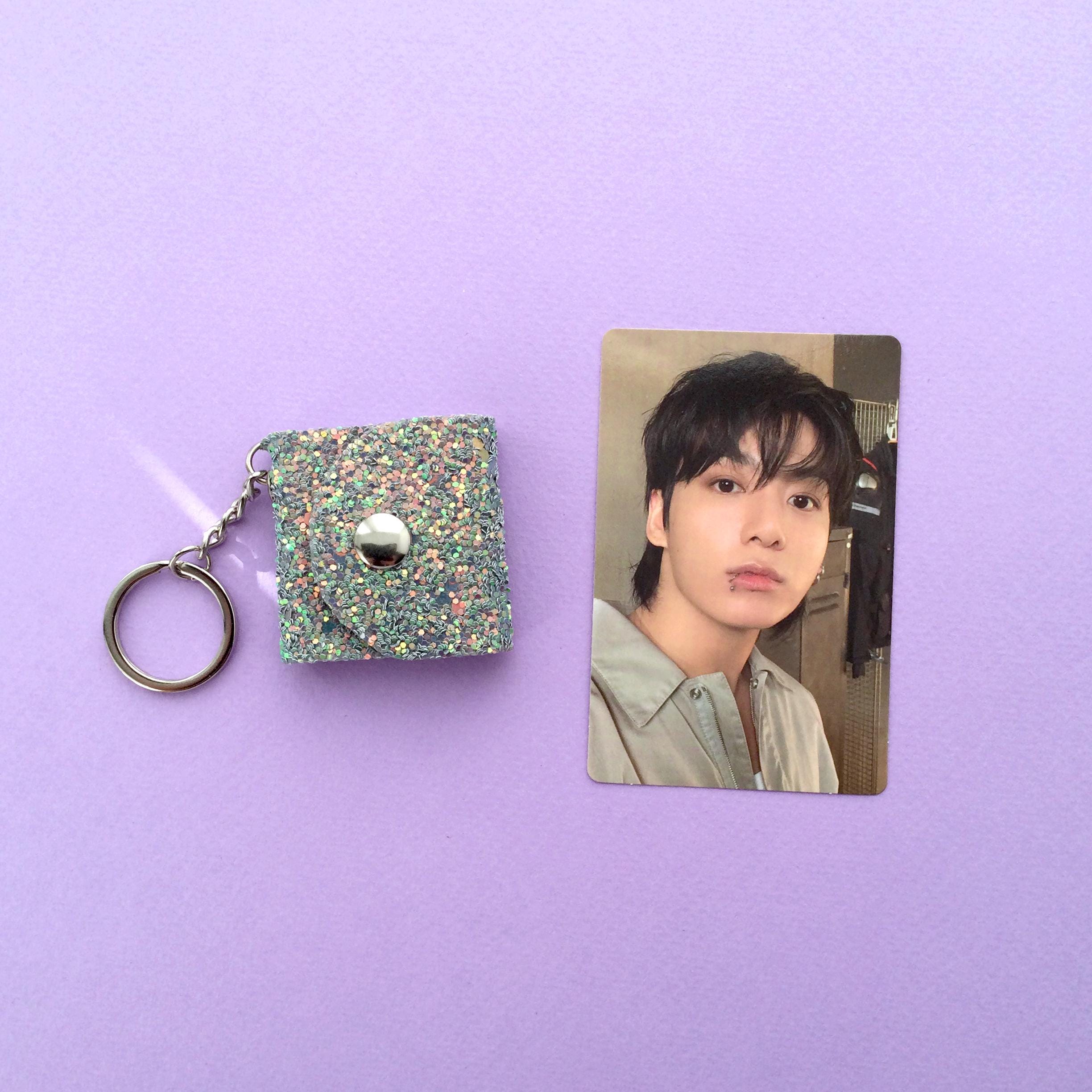 BTS JK Golden Mini Photobook Keychain | Bangtan Jungkook Mini