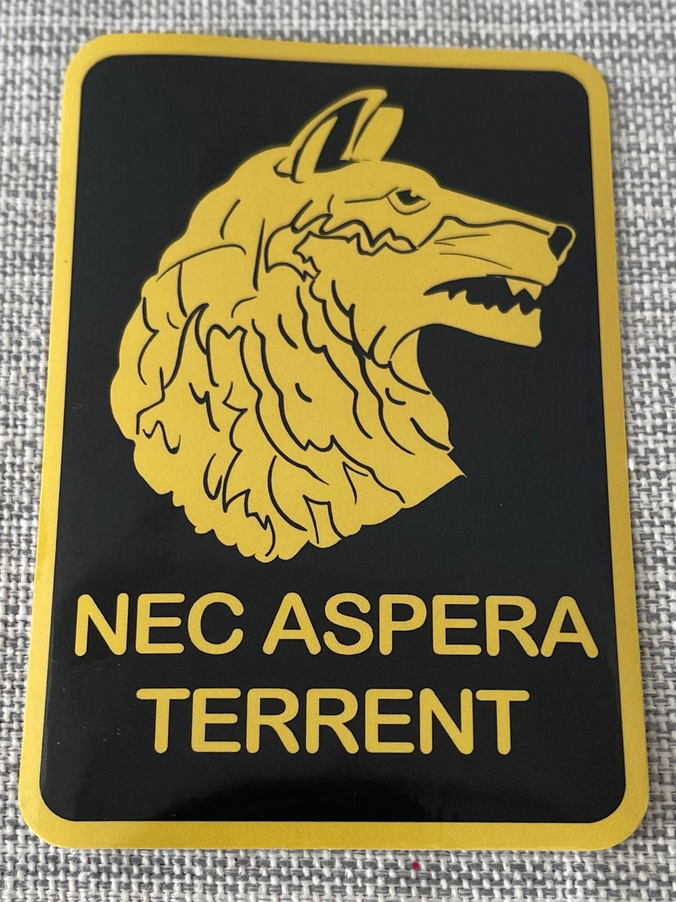 27th Infantry Regiment Wolfhounds Sticker | 4" Tall | US Army | Infantry