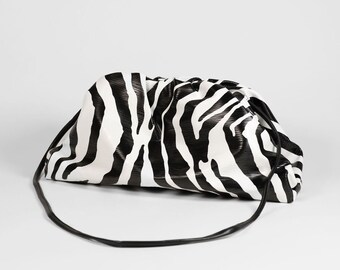 Zebra Dumpling Bag