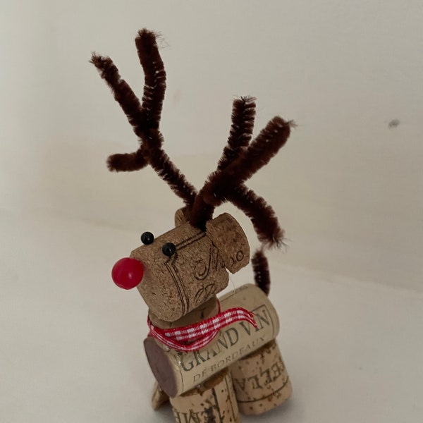 Wine Cork Reindeer - Etsy