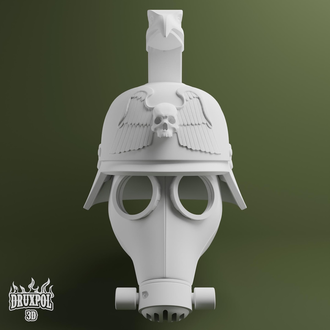 Krieg Commander Mask [3D Print Files] - Etsy