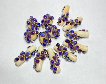 Glass beads handmade, 1 pc, Lampwork beads, Boho beads, Jewelry beads,
