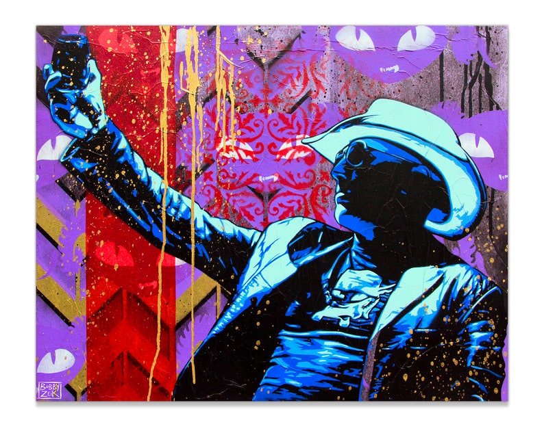 Original 30 X 24 Inch Maynard James Keenan Painting on Canvas. Etsy