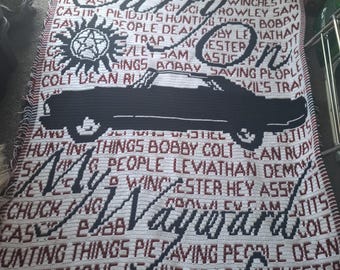 Crochet Supernatural Blanket