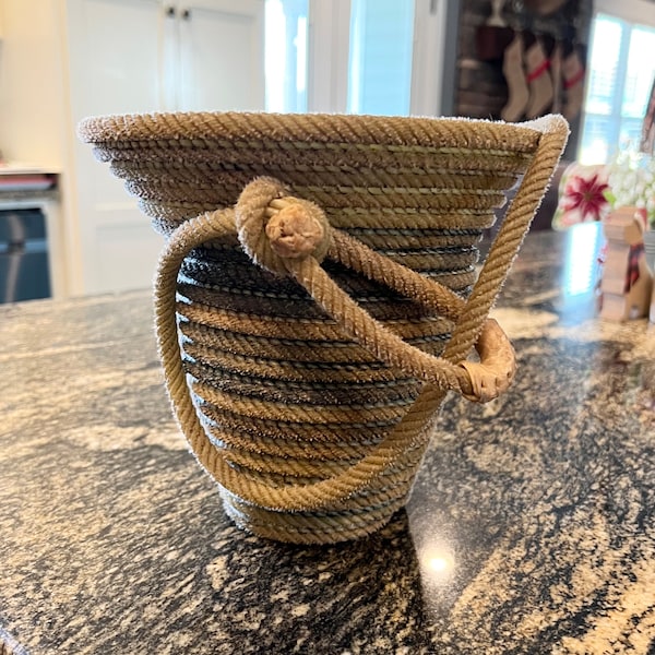 Lariat Rope Basket Etsy