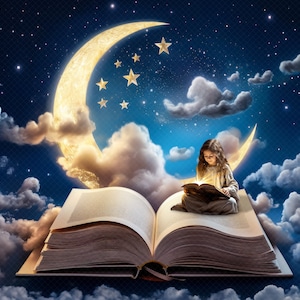 Kindertraumbuch Digitaler Hintergrund! Kinder Kulisse, Mutterschaft Kulisse, Fine Art Kulisse, Portrait Kulisse, Fantasy Kulisse,