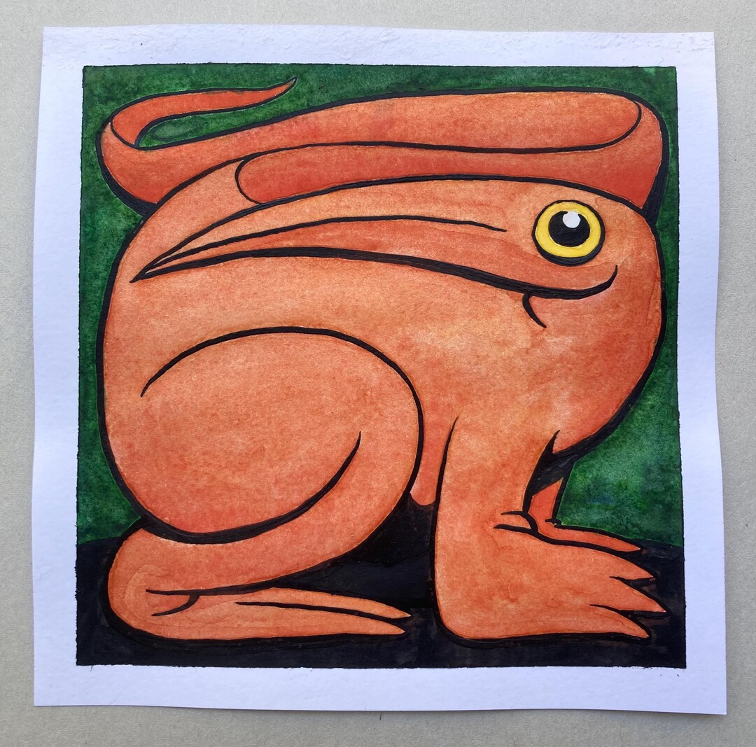 Beaky Beastform, Original Art - Etsy