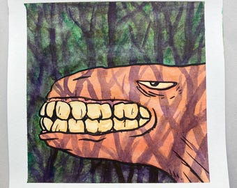 deepwoods chomper, original art