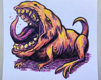 big gulp beastform, original art