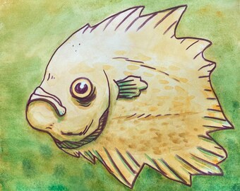 globfish, original art