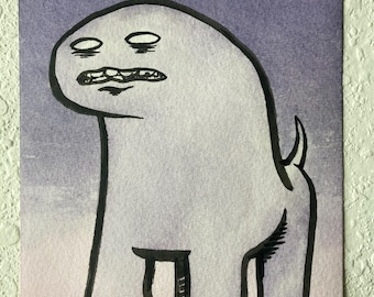 evening dweller, original art