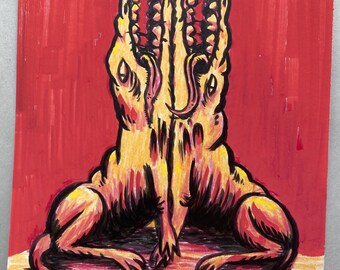 beastform lollygaggers, original art