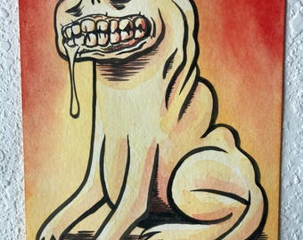 drooling sleeper, original art