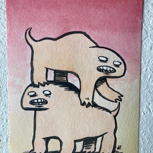 stacked friends, original art