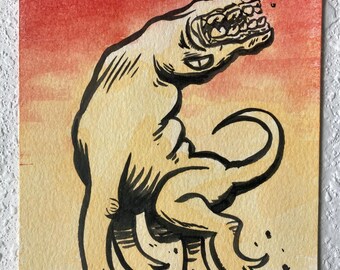 back flipper, original art