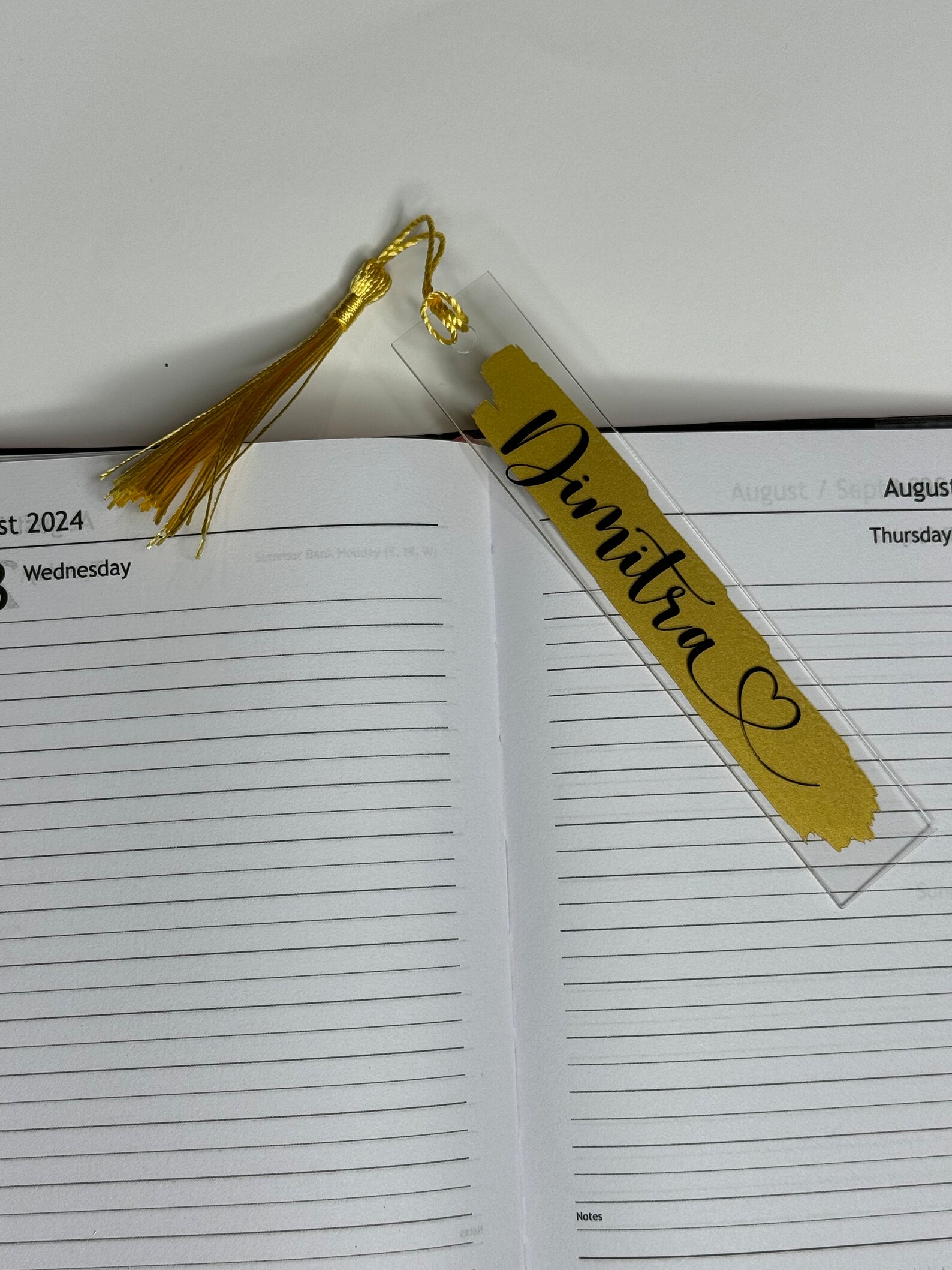 Custom Name Bookmark Custom Text Bookmark Acrylic Bookmark Personalised ...