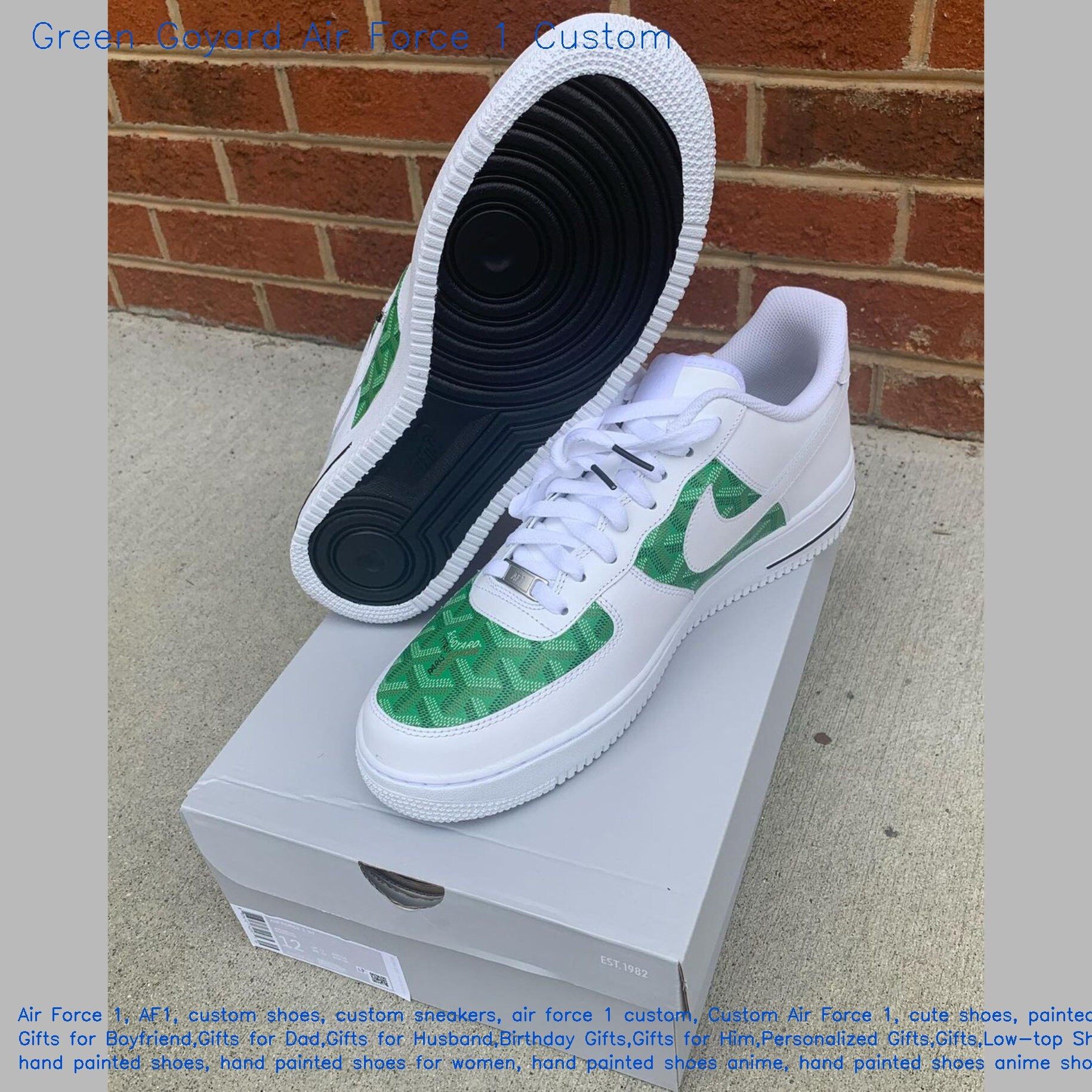 Air force 1 goyard 2025 custom