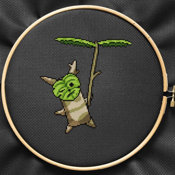Korok Punto Croce The Legend of Zelda Schema Zelda Ricamo Breath of the Wild Schema Korok Punto Croce Facile PDF Download