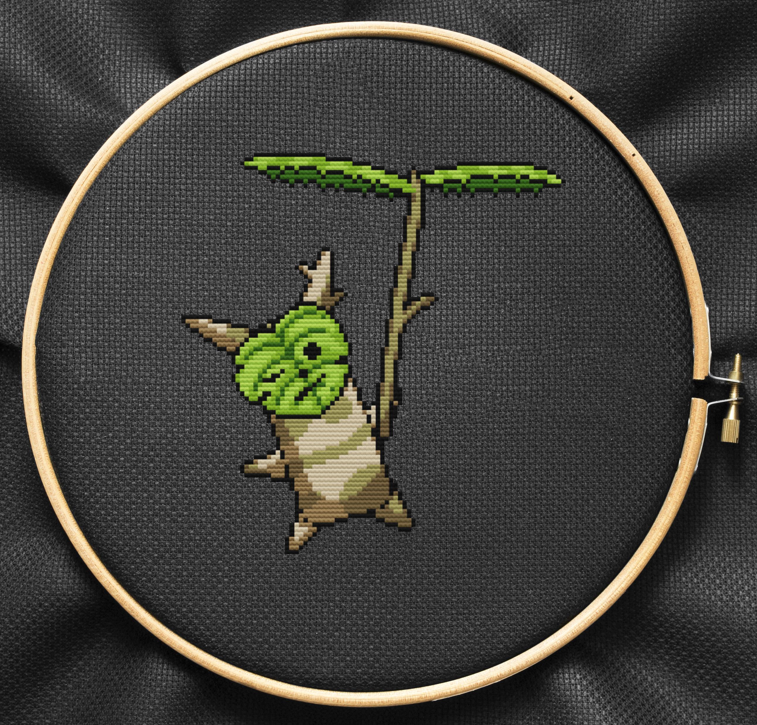 Korok Cross Stitch the Legend of Zelda Pattern Zelda Embroidery