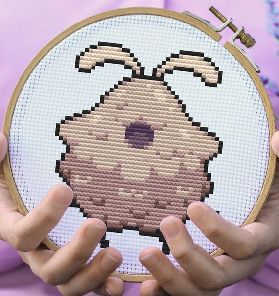 ノミのクロスステッチパターン シルクソング刺繍 ホロウナイト