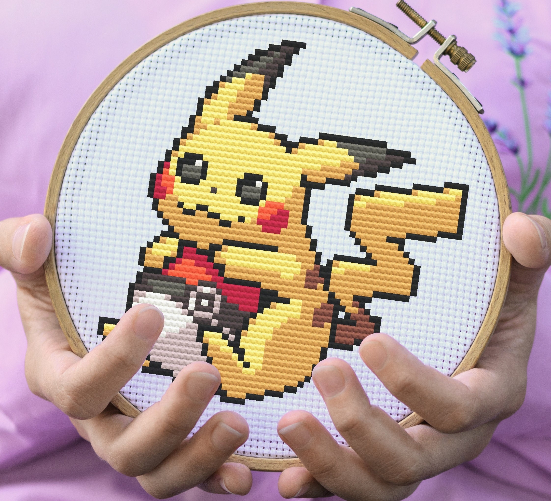 ピカチュウ クロスステッチ パターン ポケモン アニメ クロスステッチ