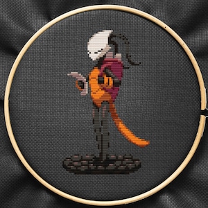 Shakra Korsstygnsmönster Silksong Broderi Pixelart Enkelt Korsstygn PDF Direktnedladdning
