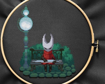 Hollow Knight Cross Stitch Hornet Pattern Cross Stitch Videogames Easy Embroidery PDF Hollow Knight Download