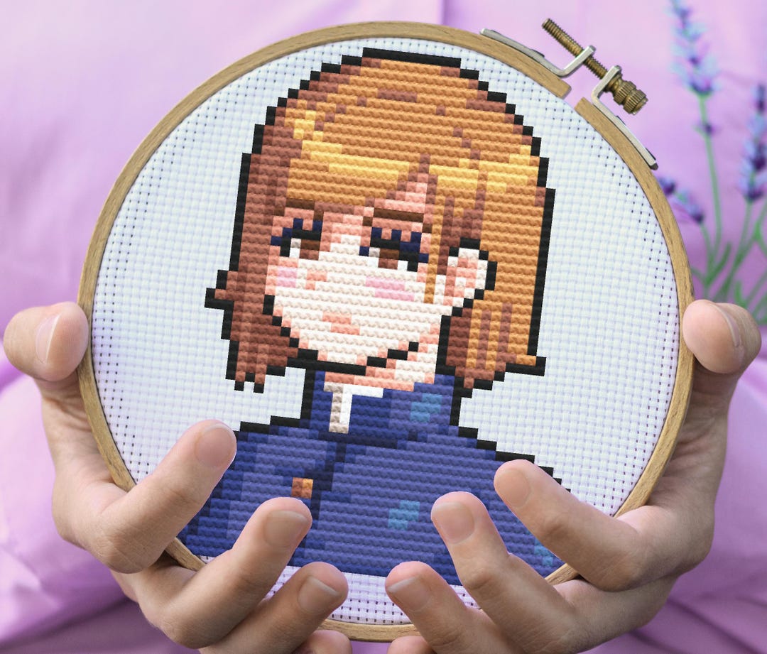 釘崎野薔薇 クロスステッチ図案：呪術廻戦 アニメ刺繍（PDF