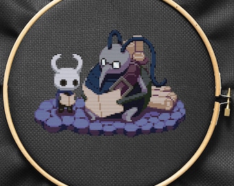 Cornifer Hollow Knight Pattern Cross Stitch Cornifer Pattern Cross Stitch Videogames Easy Embroidery PDF Hollow Knight Download