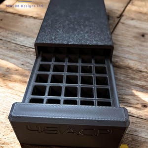 Sliding Ammo Case - .45 ACP - 50rd - Ammo Storage Bullet Box Case - 50 Round - Multiple Colors Available!