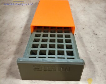 Multi-Color Sliding Ammo Case - 9mm - 50rd - Ammo Storage Bullet Box Case - 50 Round - Multiple Colors Available!
