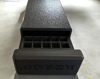 Sliding .40 S&W Ammo Storage Box Case - 50rd Round - Multiple Colors Available!