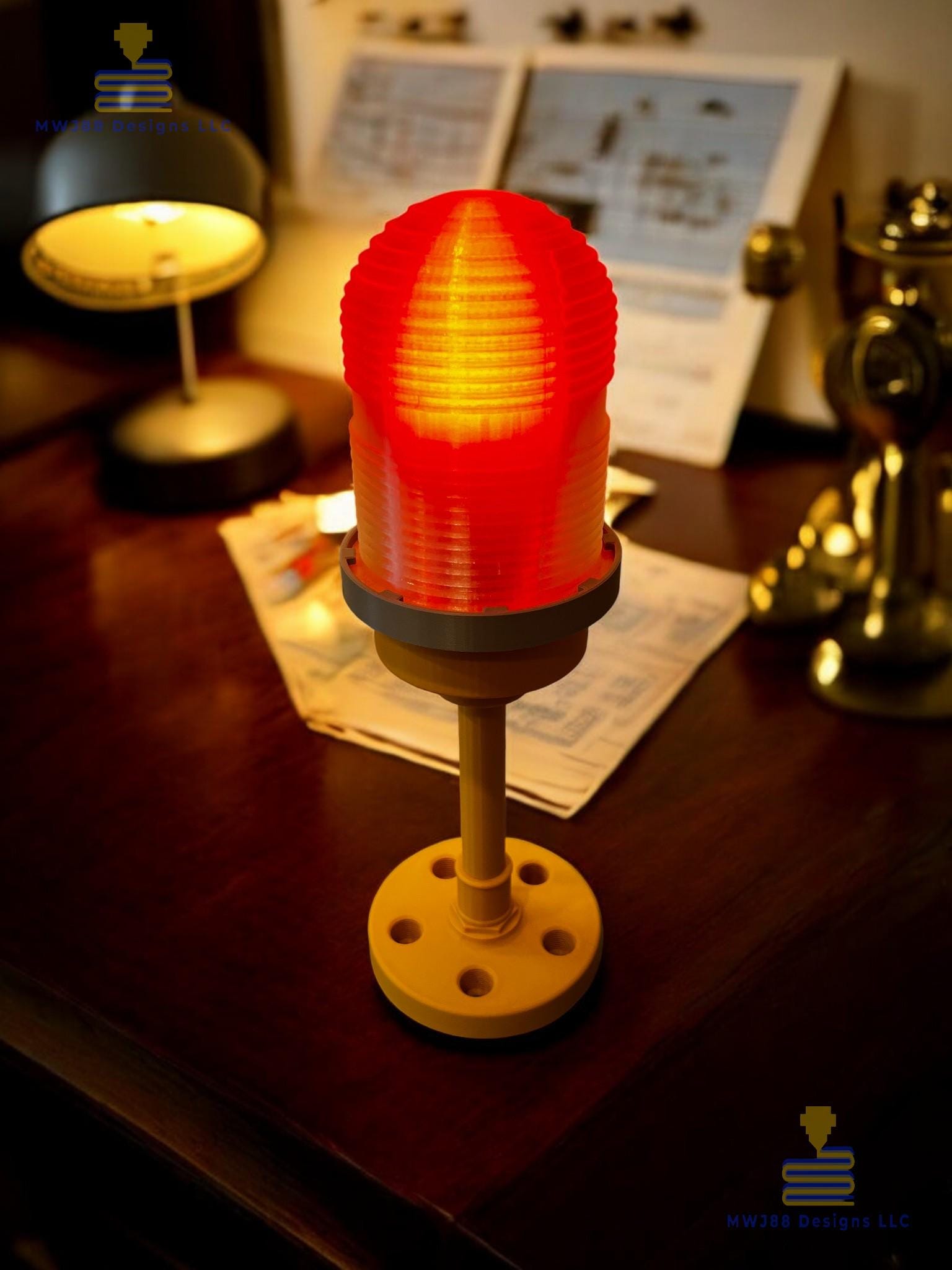 120V 空港滑走路誘導路模型ライトランプ - 色が変わるLED電球！ - 120V