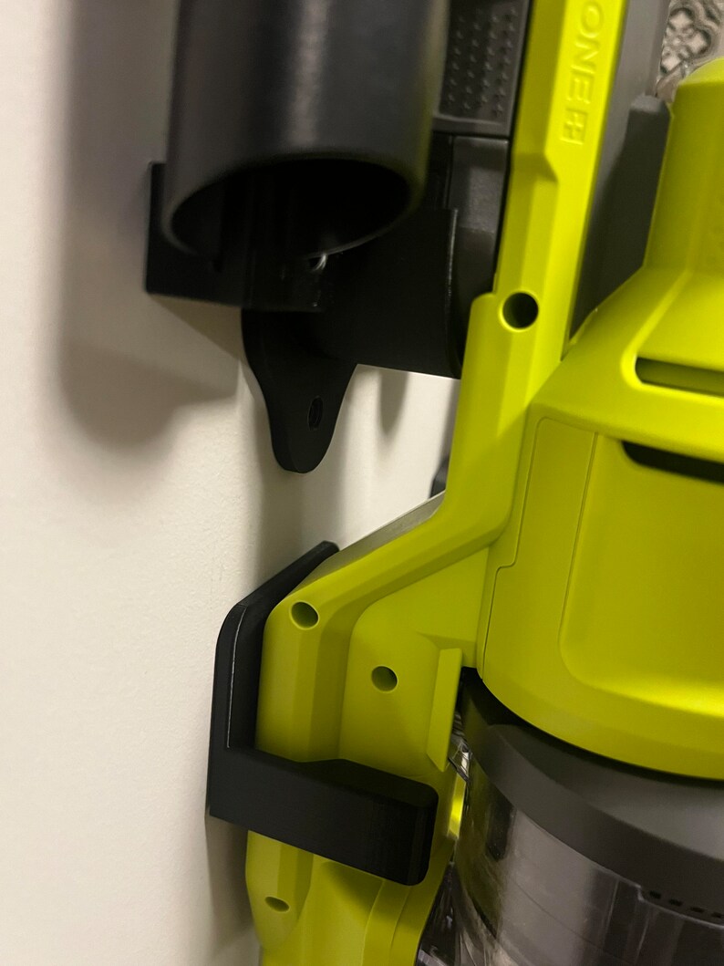 Wall Mount for Ryobi ONE 18V Stick Vac PCL & PBL Compatible Battery
