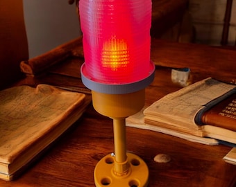 METAR Runway Light – Wi-Fi Aviation Weather Lamp (Vfr/Mvfr/Ifr/Lifr) | Pilot Gift | USB-C w/ 3A Adapter