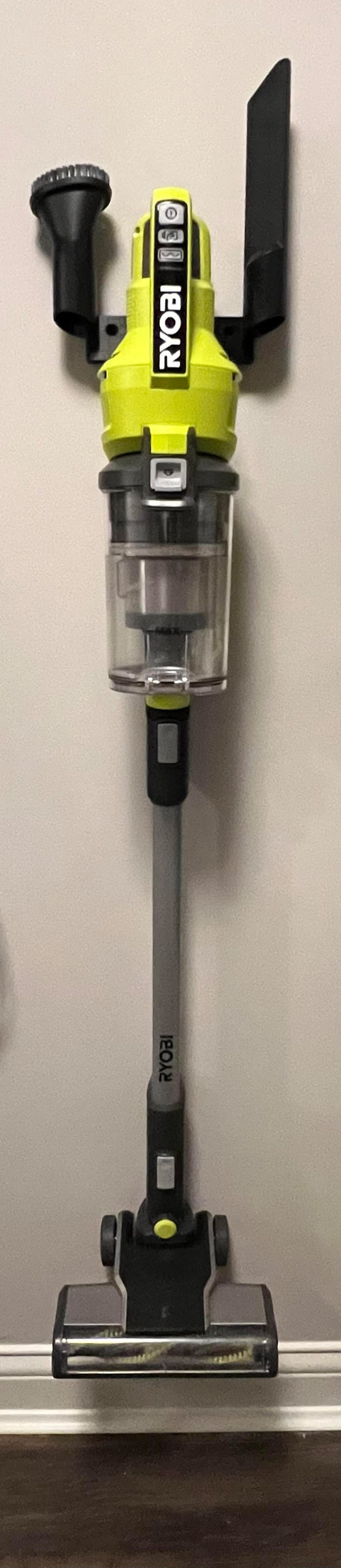 Wall Mount for Ryobi ONE 18V Stick Vac PCL & PBL Compatible No Battery