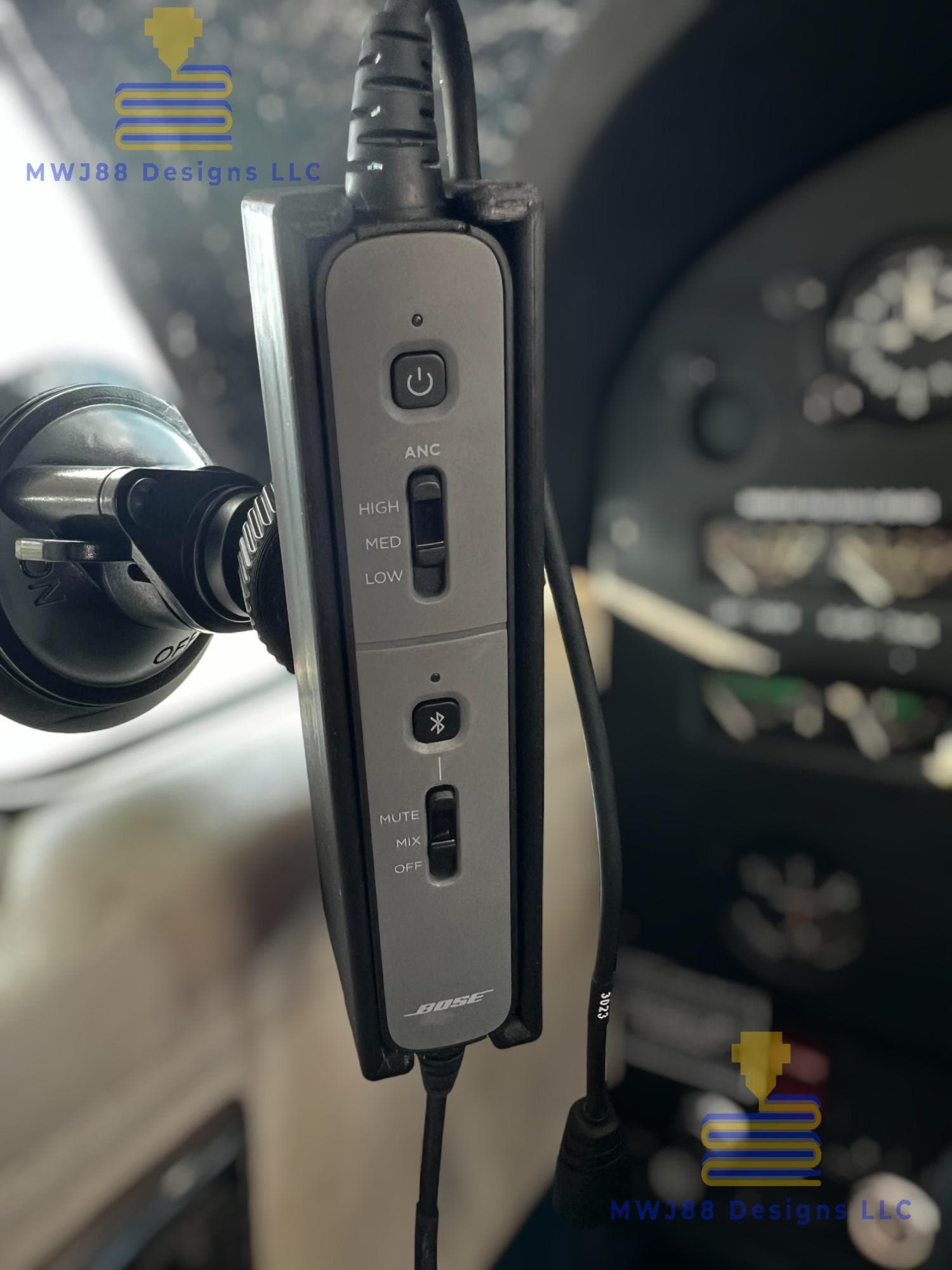 Bose ProFlight シリーズ 2 航空ヘッドセット コントローラー用吸盤 