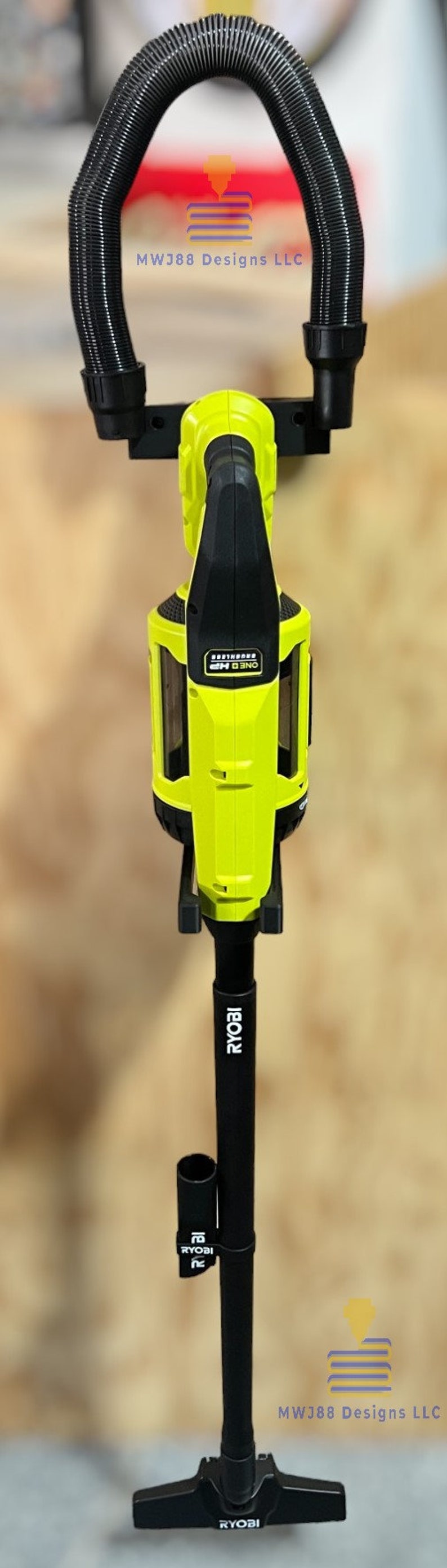 thumbnail image 2 of Ryobi Wall Mount Holder For 18V ONE+ PCL700 Cordless Vacuum - Includes Hardware 2 of 5