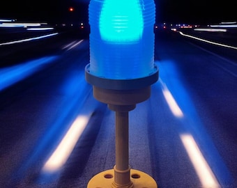 120V Replica Airport Runway Taxiway Lighted Lamp - Color Changing LED Lightbulb! - 120V - Aviation Decor, Pilot Gift