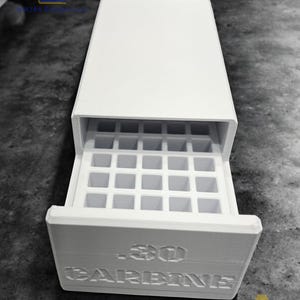 Sliding Ammo Case - .30 Carbine - 50rd - Ammo Storage Bullet Box Case - 50 Round - Multiple Colors Available!