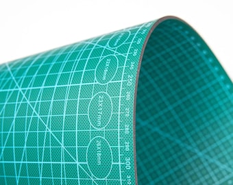 PVC-Kunstschneidematte, weiche Oberfläche, flexibel, klar, genaue Skala für die Herstellung von Bastelprojekten, Tischplattenschutz, Näh-Schneidwerkzeug