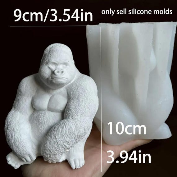 Moule dé bougie en silicone en forme d'appareil photo pour